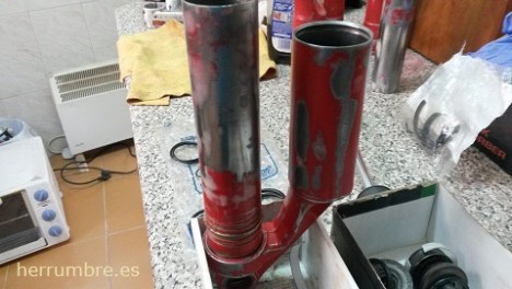 Montaje cuerpo Betor Gas Montesa Enduro