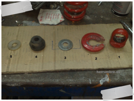 Despiece fijación soporte muelle Betor Gas 36cm Montesa Enduro H7 Despiece fijación soporte muelle Betor Gas 36cm Montesa Enduro H7