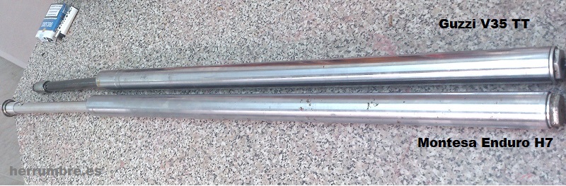 Comparación de las barras horquillas Marzocchi Piffero 38mm