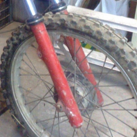 Detalle horquilla Marzocchi Piffero 38 mm