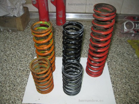 diferencias muelles amortiguadores Betor Gas Montesa Enduro H7 diferencias muelles amortiguadores Betor Gas Montesa Enduro H7