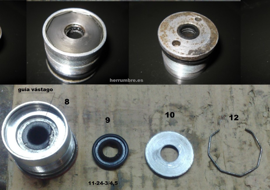 Empaquetadura Betor Gas 36cm Montesa Enduro H7 Cápsula amostiguador Betor Gas 36cm Montesa Enduro H7