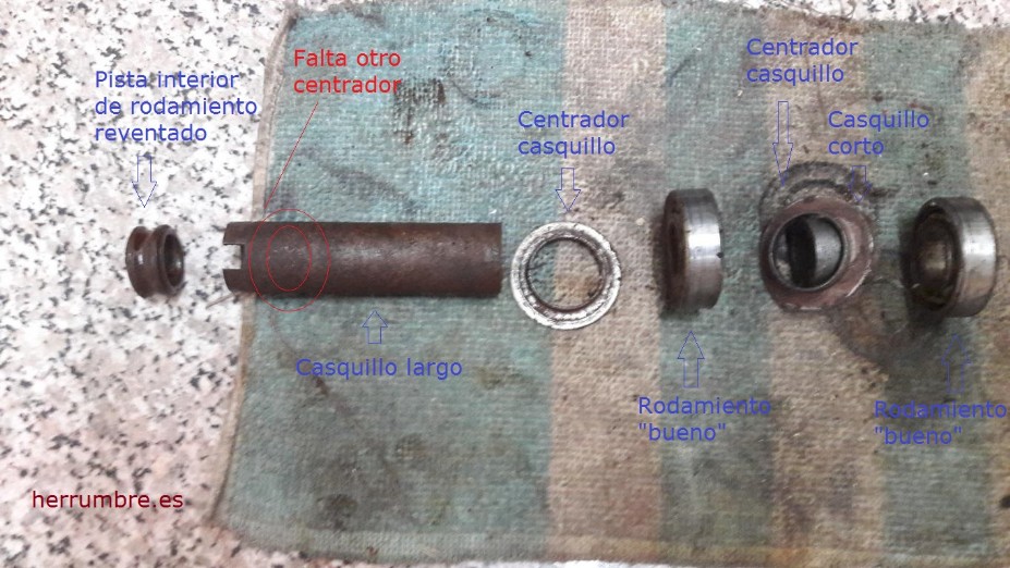 Despiece buje trasero Montesa Enduro 360 H7